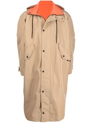 MSGM oversize trench coat - Neutrals