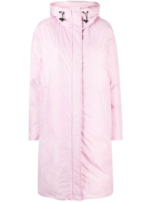 MSGM oversized hooded down coat - Pink