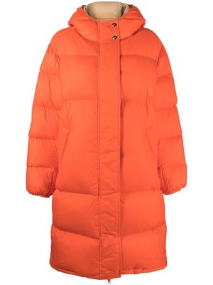 MSGM padded hooded jacket - Orange