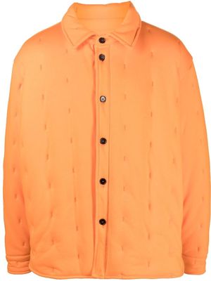 MSGM padded shirt jacket - Orange