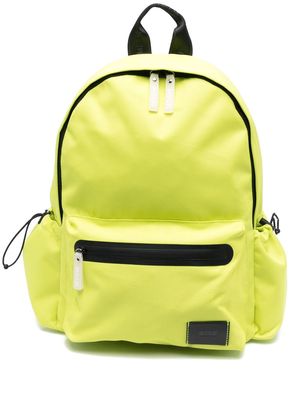 MSGM padded zip-up backpack - Green