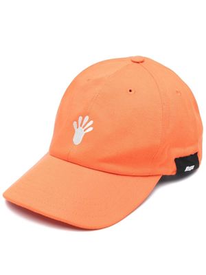 MSGM patch-detail baseball cap - Orange