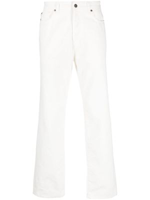 MSGM plain bootcut jeans - White