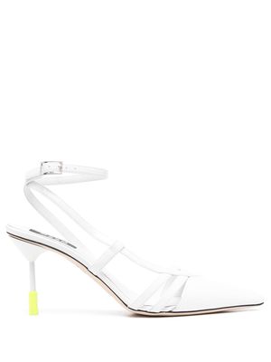 MSGM pointed-toe 95mm pumps - White
