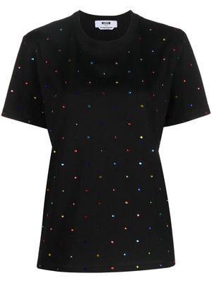 MSGM polka-dot print T-shirt - Black