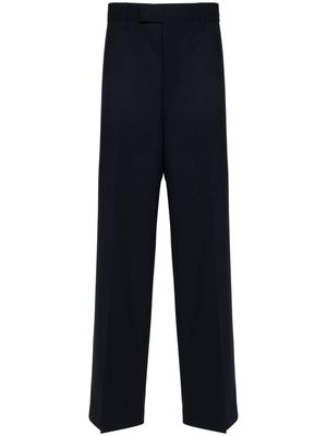 MSGM pressed-crease straight trousers - Blue