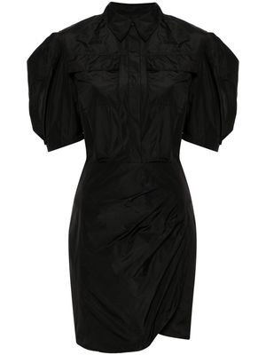 MSGM puff-sleeve dress - Black
