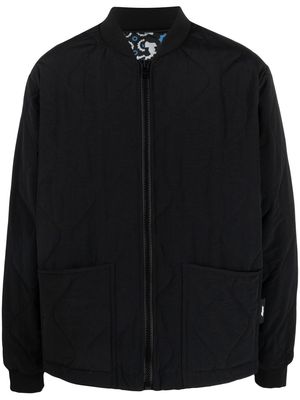 MSGM quilted finish bomber jacket - Black