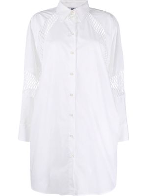 MSGM shirt mini dress - White