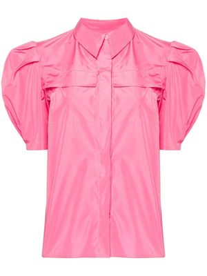 MSGM short puff-sleeves shirt - Pink