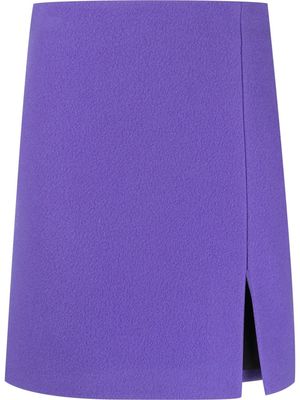 MSGM side-slit mini skirt - Purple