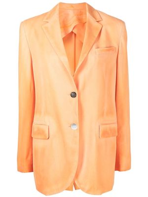MSGM single breasted blazer - Orange