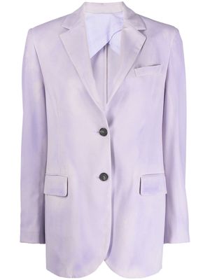 MSGM single-breasted blazer - Purple