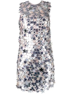 MSGM star-embellished mini dress - Grey