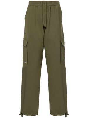 MSGM straight cargo trousers - Green