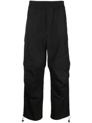 MSGM straight-leg cargo trousers - Black