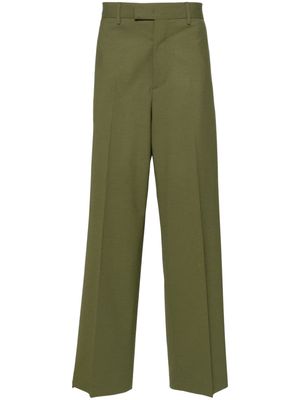 MSGM straight-leg tailored trousers - Green