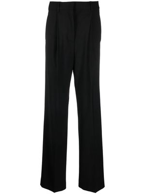 MSGM straight-leg wool trousers - Black