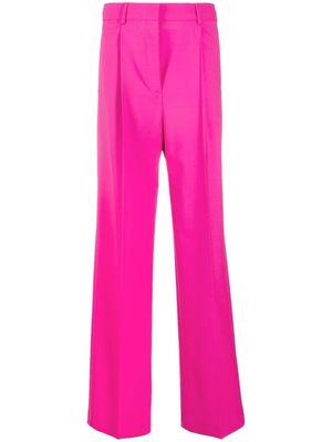 MSGM straight-leg wool trousers - Pink