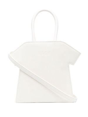 MSGM T-shirt shaped tote bag - White