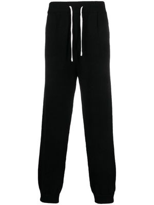 MSGM tapered knit track pants - Black