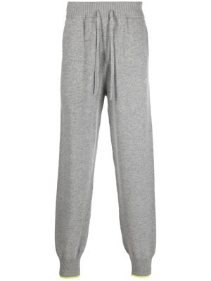 MSGM tapered-leg cashmere-wool joggers - Grey