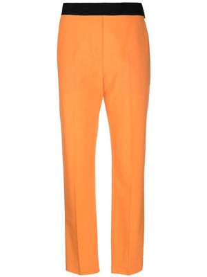 MSGM tapered leg trousers - Orange
