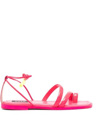 MSGM toe-strap tassel sandals - Pink