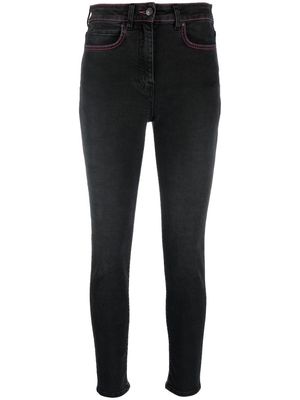 MSGM tonal-stitch skinny jeans - Black