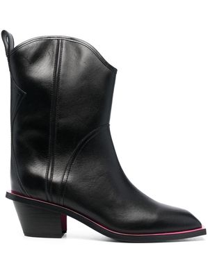 MSGM Western 55mm calf-length boots - Black