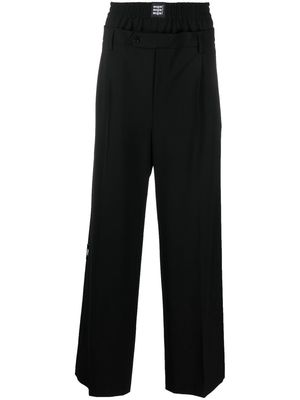 MSGM wide-leg tailored trousers - Black