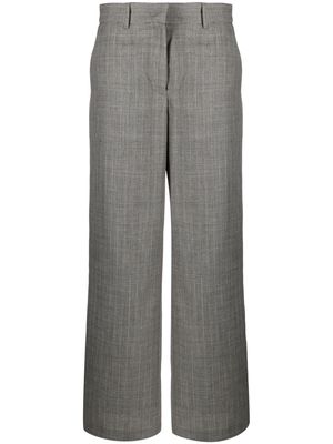 MSGM wide-leg wool trousers - Grey