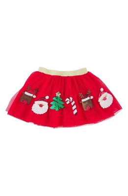 Mud Pie Kids' Christmas Sequin Tutu in Red