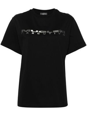 Mugler Executive logo-print T-shirt - Black
