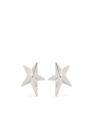 Mugler mini star stud earrings - Silver