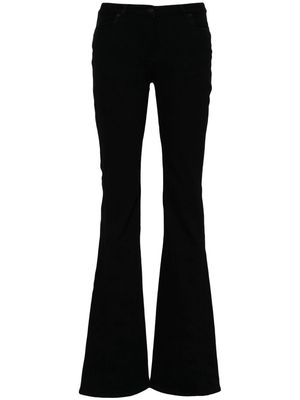 Mugler panelled flared jeans - Black