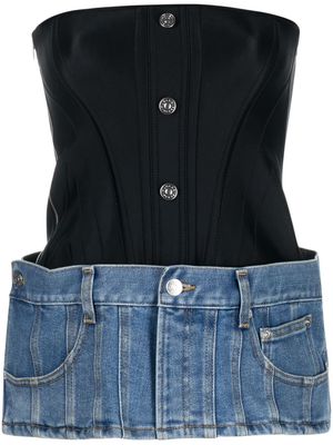 Mugler pencil corset skirt - Black