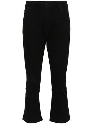 Mugler seam-detailed tapered jeans - Black