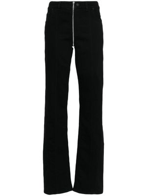 Mugler straight-leg jeans - Black