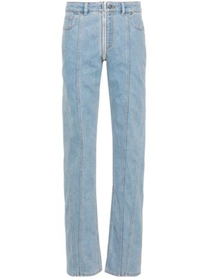 Mugler straight-leg jeans - Blue