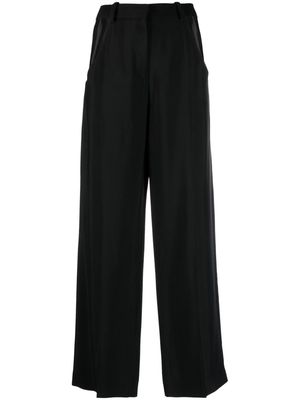 Mugler wide-leg cut-out trousers - Black