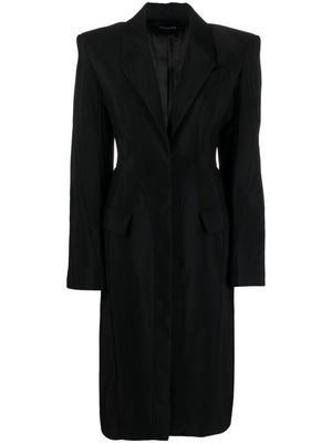 Mugler wool-blend coat - Black