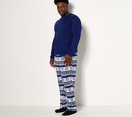 MUK LUKS Men's Butter Knit Comfy Together Pajama Set