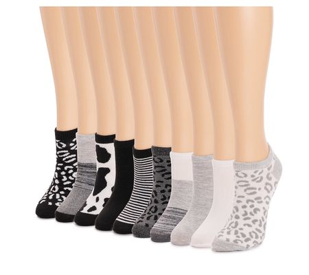 MUK LUKS Women's Low Cut Sock Set - 10 Pair