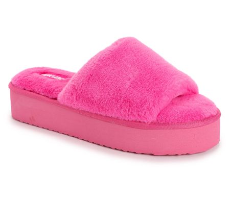 Muk Luks Women's Platform Slide Slipper