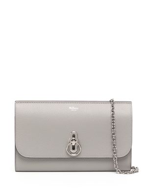 Mulberry Amberley Clutch leather bag - Grey