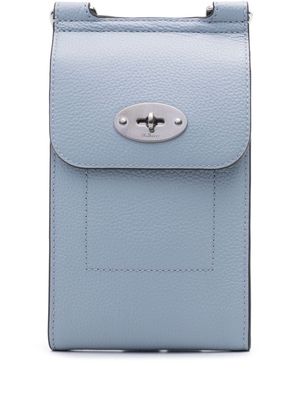 Mulberry Antony leather phone holder - Blue