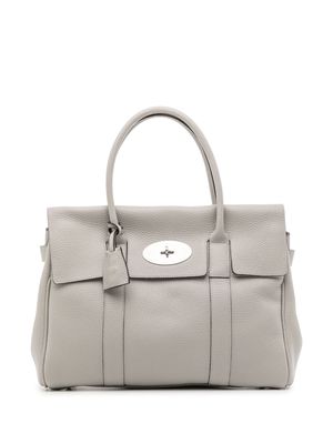 Mulberry Bayswater grained-finish tote bag - Grey