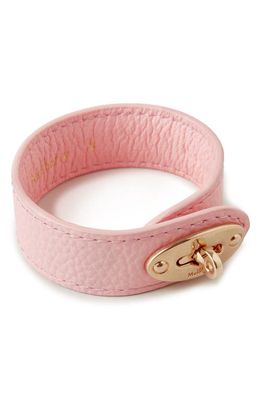 Mulberry Bayswater Leather Bracelet in Powder Rose