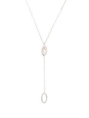 Mulberry Bayswater Postman's Lock long necklace - Silver